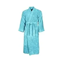sensei la maison du coton peignoir de bain mixte col kimono uni 420gr/m² luxury