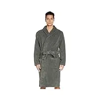 tommy hilfiger - 2s87905539 - icon bathrobe - peignoir - homme - gris (magnet 884) - taille: xxl