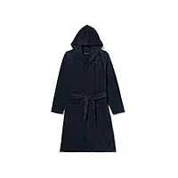 tommy hilfiger icon hooded bathrobe peignoir, bleu marine blazer (pt 416), xxl homme