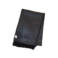 wigwam accessories couverture de luxe en alpaga d'amérique du sud à rayures (anthracite)