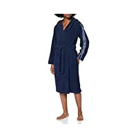 giorgio emporio armani swimwear bathrobe bold logo tape ruban audacieux pour peignoir, navy blue, xs mixte