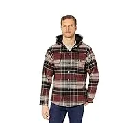 wolverine bucksaw bonded shirt jacket redwood plaid 2xl
