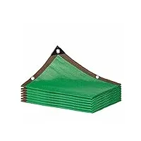 kuaie toile ombrage anti-âge couverture d'ombrage de pergola ventilation pour plante serre Écran de confidentialité vert, 23 tailles (color : green, size : 6x9m)