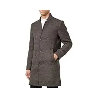 tom tailor denim hommes manteau moderne en laine 1032440, 30499 - black brown glen plaid, m
