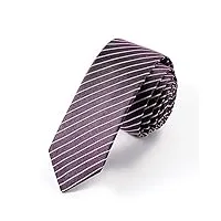 warrio cravate de coton hommes tartan plaid check styles cravate microfibre tissée microfibre (color : purple, taille : one size)