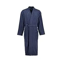 cawö home peignoir kimono uni 828 bleu - 17 l