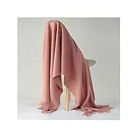 ekayg femmes Écharpe 200x70cm hiver gland grand châle wrap Épaissir couverture Écharpe (a taille unique)