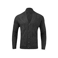 coo2sot pull homme automne hiver simple pull veste cardigan poche pull tricot chaud pull veste pull en laine plaid pull pull noel pull noel famille