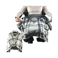 yubdbfkai couverture chaude pour les genoux, confort cape en molleton pour femme - couverture d'épaule de cape pour la maison accessoire pour du froid la météo