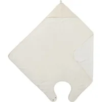 cape de bain tablier soft bambou mousse de lait (100 x 100 cm)