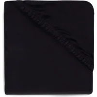 drap housse en jersey noir pour matelas de parc (95 cm)