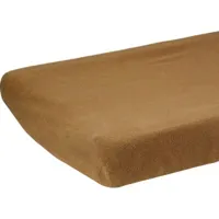 housse de matelas à langer en éponge camel (70 x 50 cm)