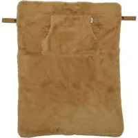 couverture nomade angora noisette (80 x 62 cm)