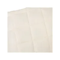 vidaxl couverture lestée crème clair 138x200 cm 10 kg tissu