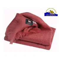 couverture mohair ourson 320g rose 180x220