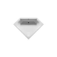 baignoire d'angle acrylique riho austin 145x145cm - sans tablier ba11