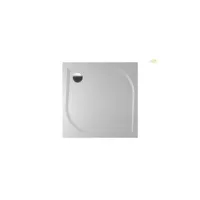 receveur de douche carré en marbre riho kolping db20 80x80x3cm - sans tablier db20