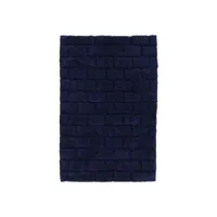 seahorse metro tapis de bain - 100% coton - tapis de bain (60x90 cm) - bleu smul100107098