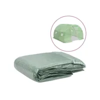vidaxl couverture de remplacement de serre (9 m²) 300x300x200 cm vert