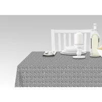 nappe avec impression numérique, 100% made in italy nappe antidérapante pour salle à manger, lavable et antitache, modèle reign, cm 180x140 8052773048422
