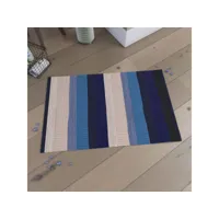 tapis de bain à rayures 55 x 85 cm