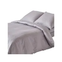 homescapes parure de lit gris 100% coton egyptien 330 fils 150 x 200 cm bl1588a