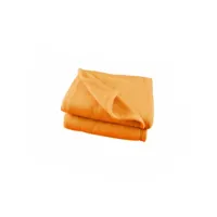 couverture polaire orange polex 100% polyester 350g 180x220