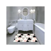 tapis de bain, 100% made in italy, tapis antitache avec impression numérique, tapis antidérapant et lavable, modèle nordique - alanna, cm 62x52 8052773397032