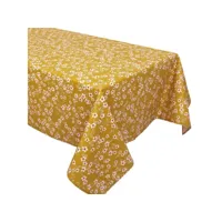 nappe rectangle enduit 150x300 cm amandier jaune safran