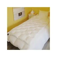 jeté de lit blanc blanc 90x150 cm 30% duvet neuf