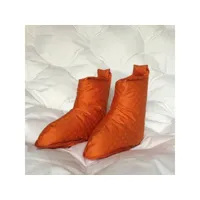 chaussons duvet femme jacquard orange pointure m (40-44)