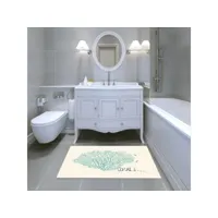 tapis de bain, 100% made in italy, tapis antitache avec impression numérique, tapis antidérapant et lavable, modèle akilah, 120x70 cm 8052773396578
