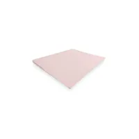 drap plat en percale de coton - 260 x 300 cm - rose sol3418172160151