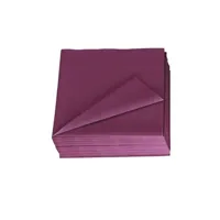 serviette de table tork serviette lotus papier prune - paquet de 150 -