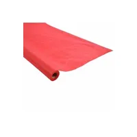nappe de table generique nappe plastique intissé 1,20x10m rouge