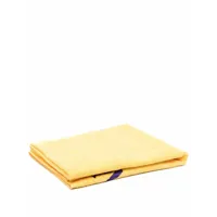 stone island serviette de bain à logo brodé - jaune