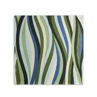 l'objet serviettes de table sateen waves - vert