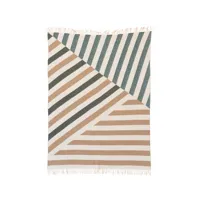 raawii - plaid plaids en tissu, cachemire couleur multicolore 200 x 150 2 cm designer nicholai wiig-hansen made in design