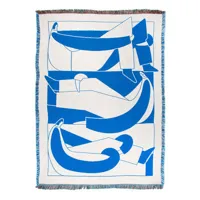 slowdown studio - plaid multicolore 19.83 x cm designer marnie cox tissu, coton recyclé