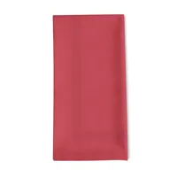 serviette de table coton rouge 45x45 cm