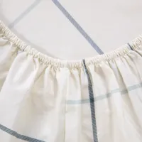drap housse en percale de coton blanc 180 x 200 cm