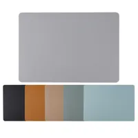 sets de table vinyle multicolores rectangulaires - set de 6