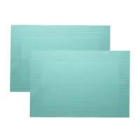 sets de table 30x45 bleu aqua en pvc