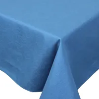 linnea - nappe jacquard cube carré 175x175 cm - bleu