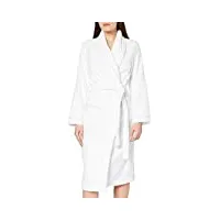 calida bathrobe after shower peignoir, blanc-weiß (weiss 001), 40 femme