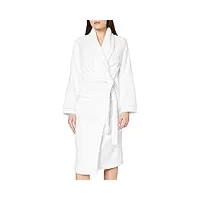 calida bathrobe after shower peignoir, blanc-weiß (weiss 001), 44 femme (s)