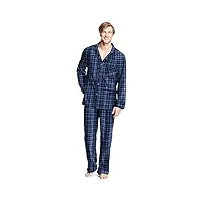 hanes pyjama en flanelle pour homme, plaid bleu., xxl