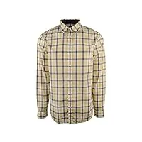 michael kors men's long sleeve plaid classic fit shirt-p-xxl