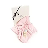 dalle piane cashmere - couverture bébé en 100% cachemire à deux tons - couleur: rose