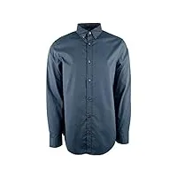 michael kors men's plaid long sleeve cotton slim fit shirt-bg-xl